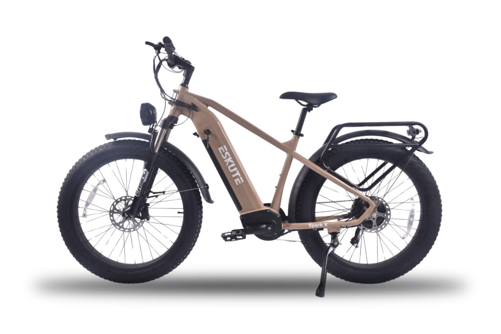 750W MYATU Ranger Pro Fat Tire All-Terrain Electric Mountain Bike (Sahara  Yellow) E-Bikes World