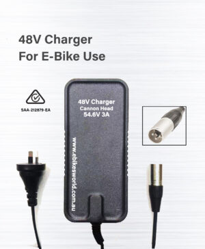 Battery Charger 48V 3A Cannon Head