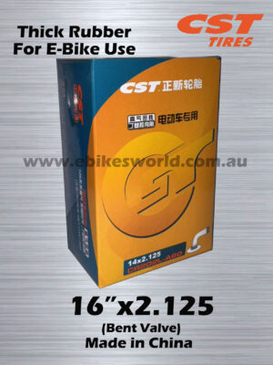 CST Inner Tube 16x2.125 Bent Valve (E-Bike Use)