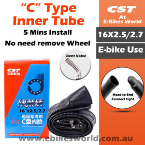 CST Inner Tube 16x2.5/2.7 (Quick Install) C Type