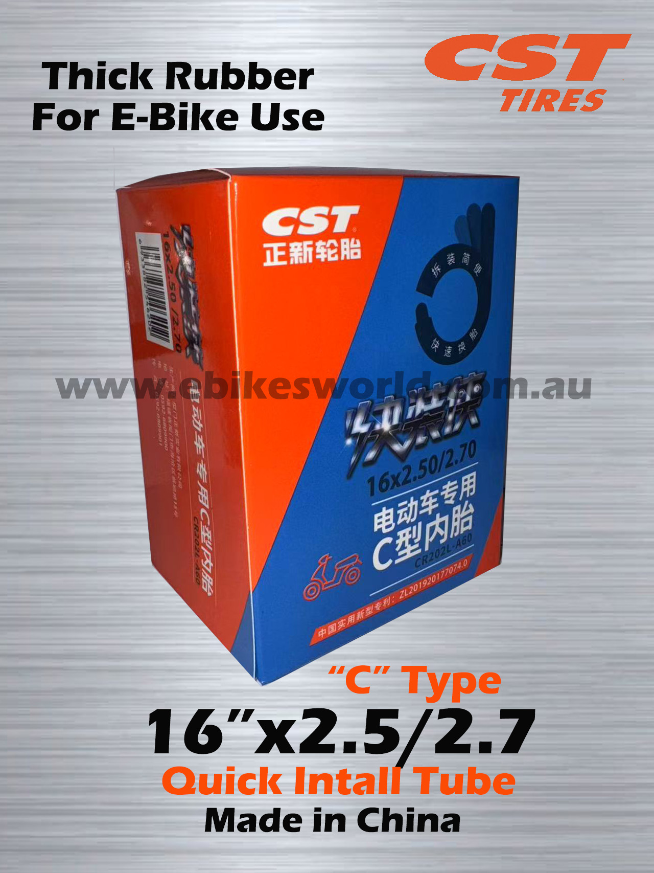 16x2.5-2.7 C TYPE QUICK INSTALL