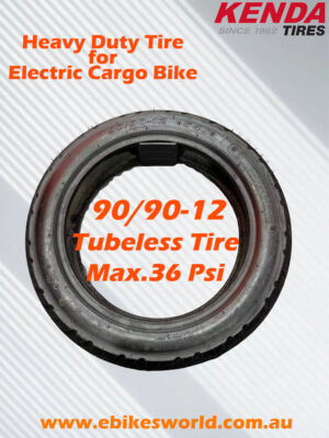 Kenda 90/90-12 Tubeless Tire (Heavy-Duty Use)