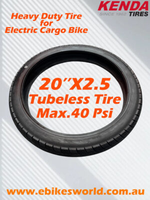 Kenda 20''x2.5 Tubeless Tire (Heavy-Duty Use)